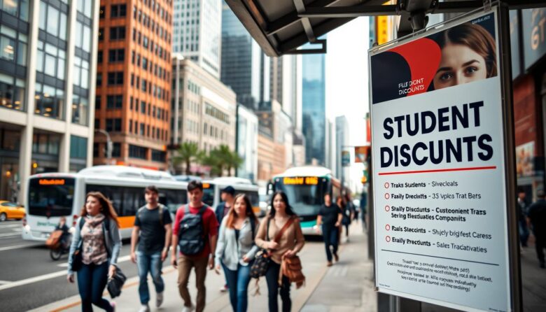 student discounts on transportation